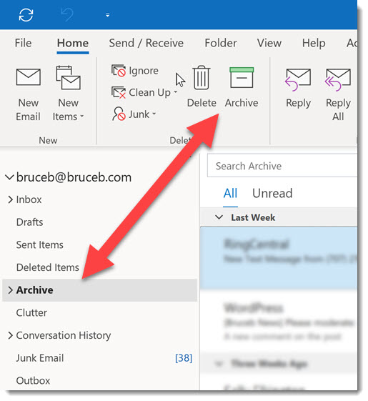 create archive folder in outlook 2011 for mac